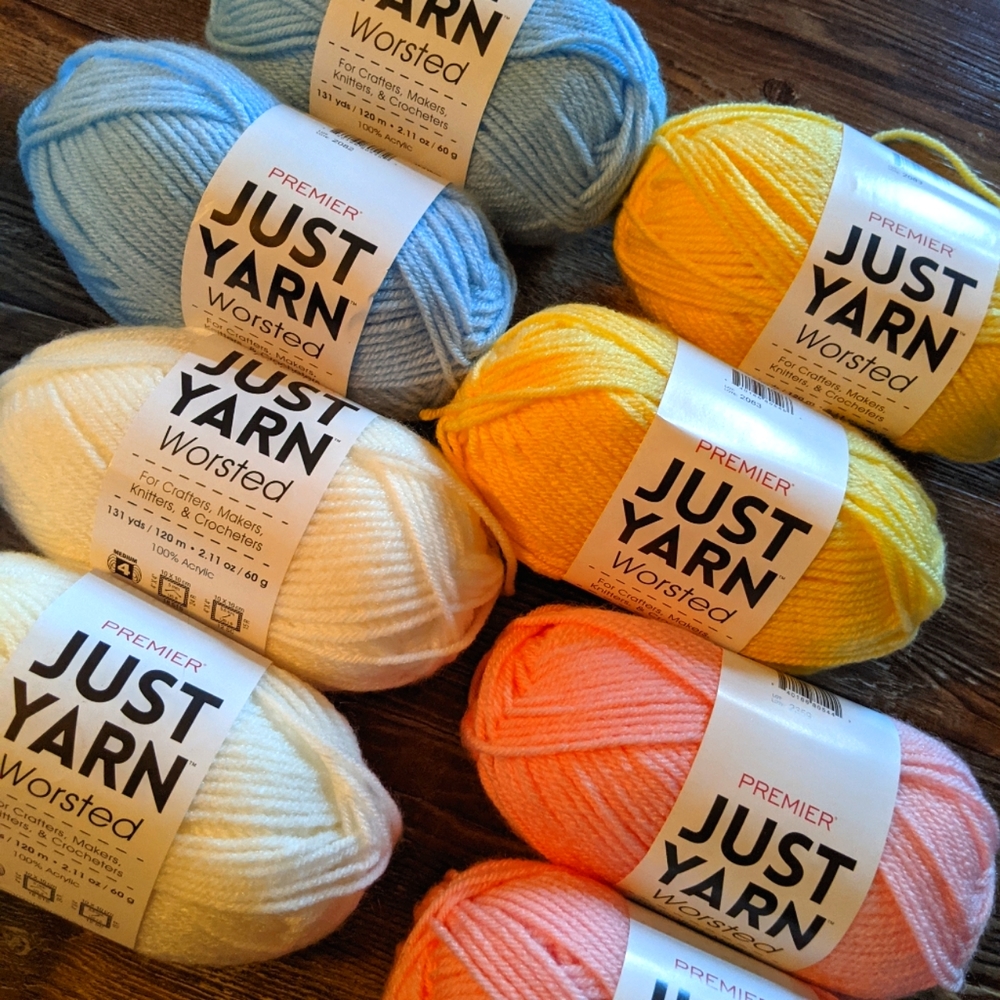 Bundle of 8 Premier Yarns 4 colors